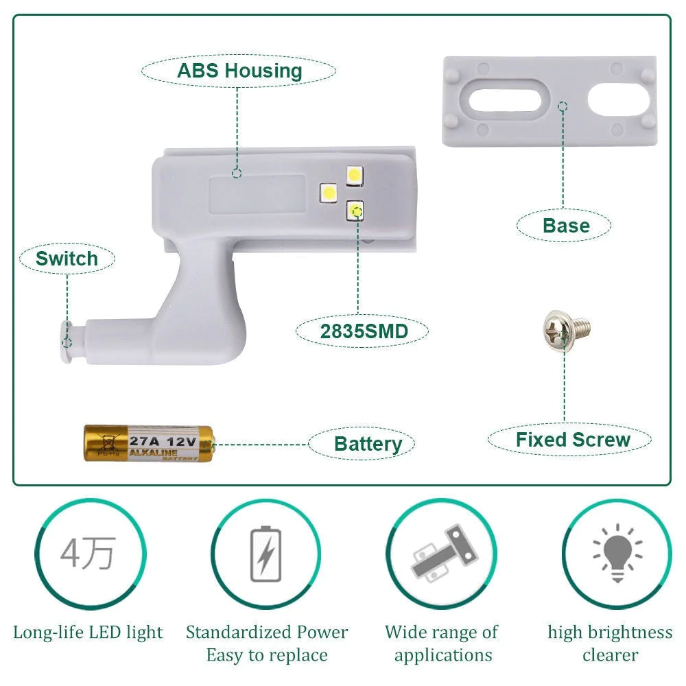 Hinge LED Sensor Light