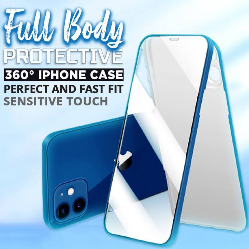 Upgraded Tempered Glass Lens Protective Case for iPhone