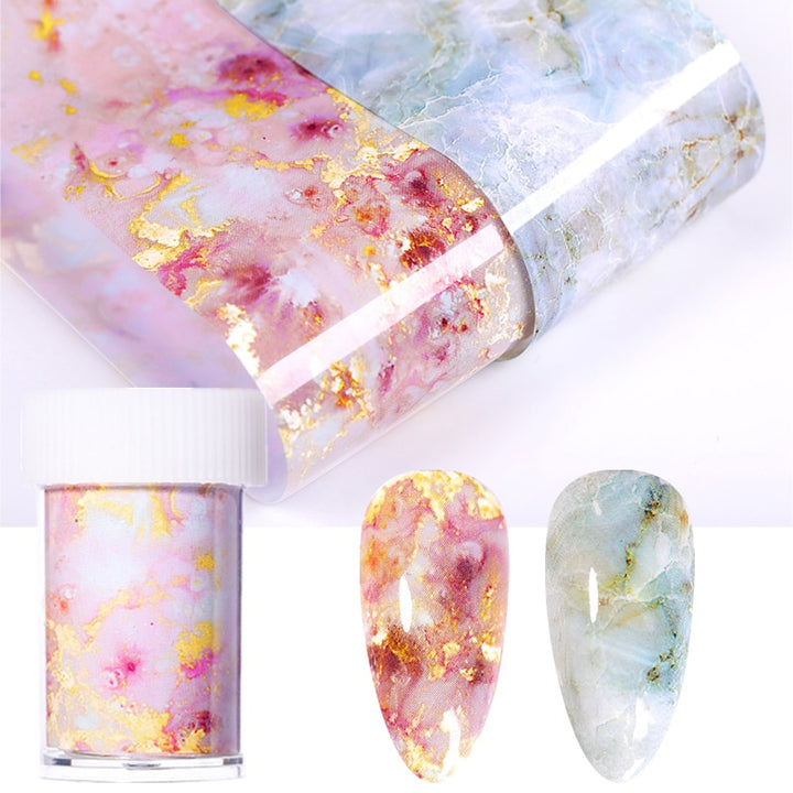 Marble Manicure Transfer Film Set