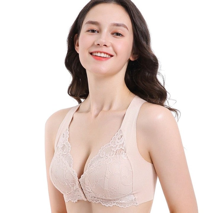 5D Front Closure Strapless Bra