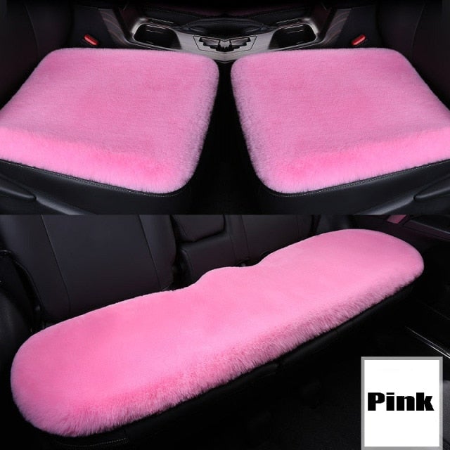 Fur Car Seat Cushion