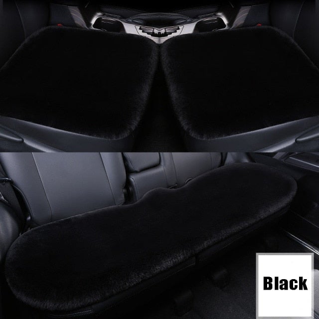 Fur Car Seat Cushion