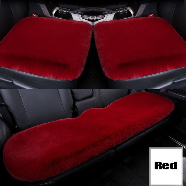 Fur Car Seat Cushion