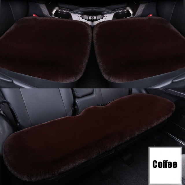 Fur Car Seat Cushion