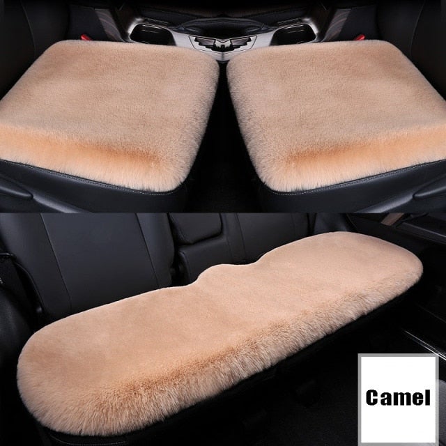 Fur Car Seat Cushion