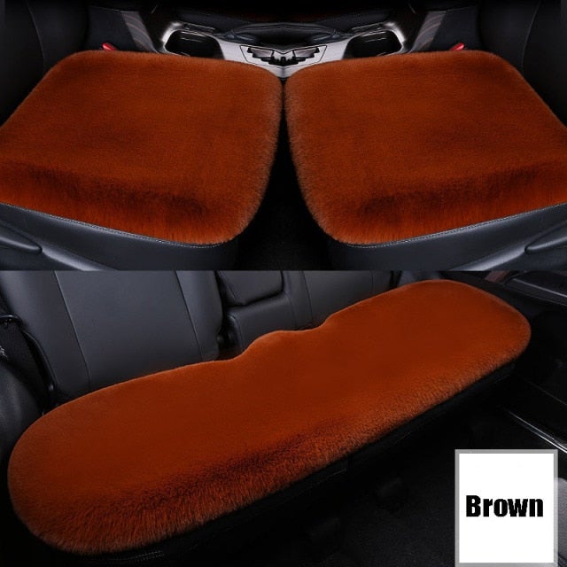 Fur Car Seat Cushion