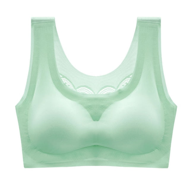 Ultra-thin Plus Size Ice Silk Comfort bra