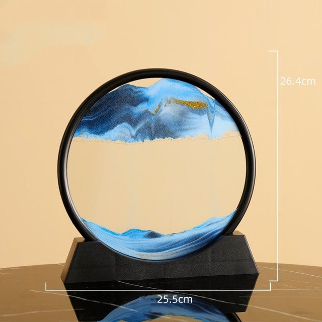 3D Dreamlike Real  Time Landscape Hourglass Artwork