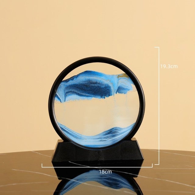 3D Dreamlike Real  Time Landscape Hourglass Artwork