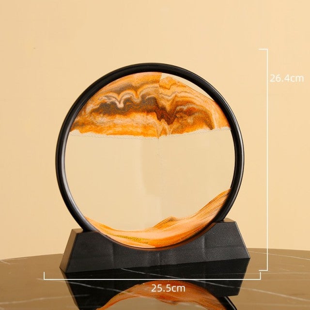 3D Dreamlike Real  Time Landscape Hourglass Artwork