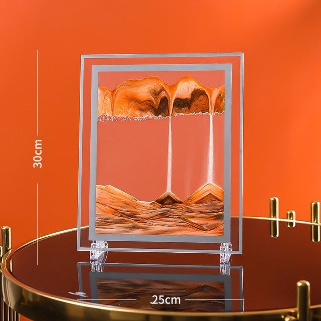 3D Dreamlike Real  Time Landscape Hourglass Artwork