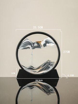 3D Dreamlike Real  Time Landscape Hourglass Artwork