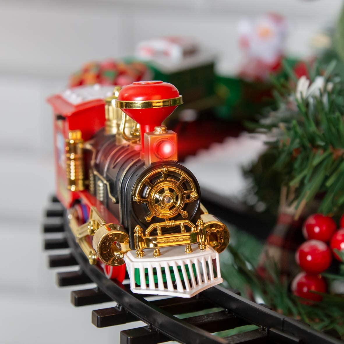 Christmas Tree Toy Train Set