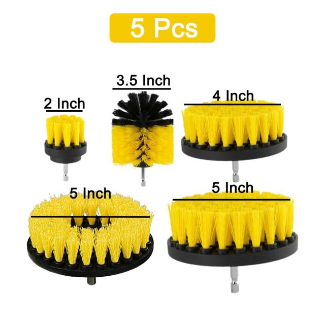 Piece Drill Brush Attachment Set