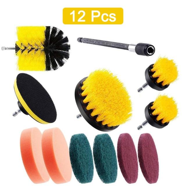 Piece Drill Brush Attachment Set