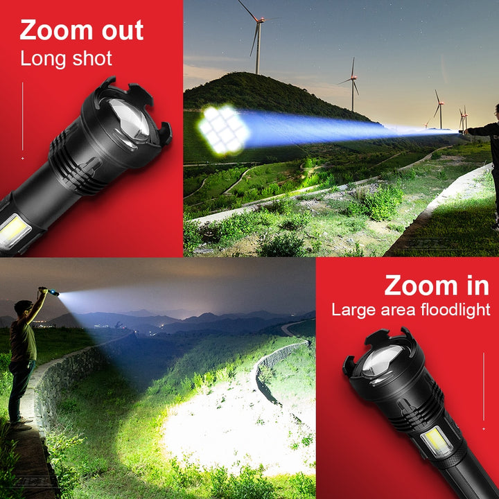 High Lumen Tactical Flashlight