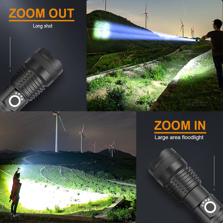 High Lumen Tactical Flashlight