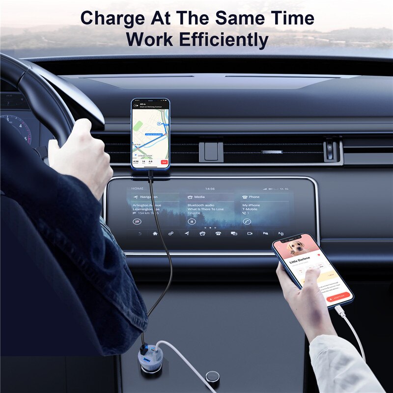 4 in One Universal Charging Car Port