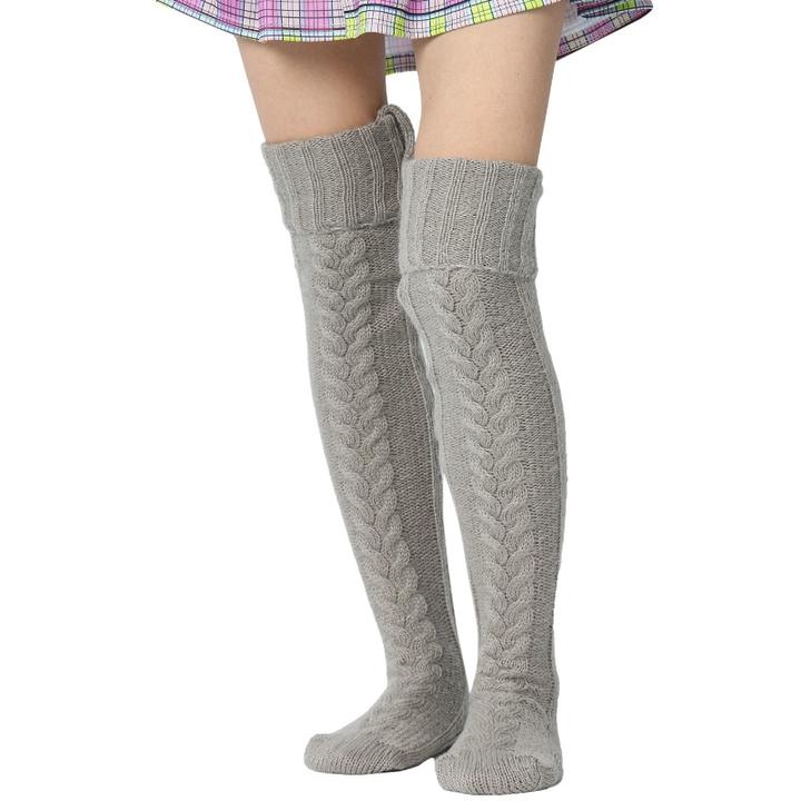 Knitted Thigh High Stockings