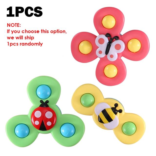 Cute Cartoon Suction Cup Spinner Toy