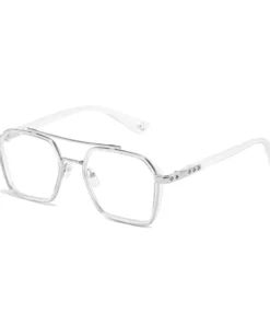 Double Beam Slim Retro PC Frame Optical Glass