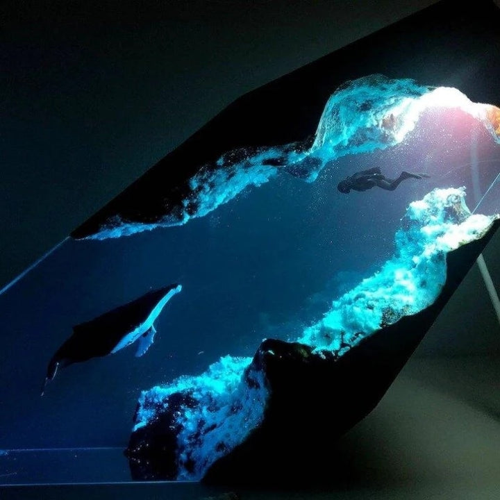 Diver Shark Night Light