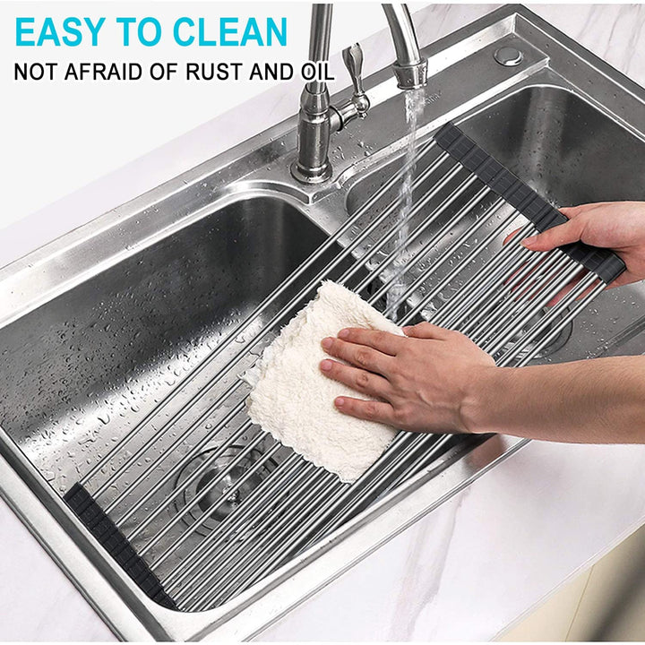 Roll Up Sink Rack