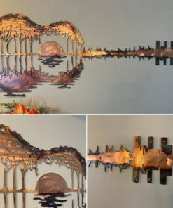 Guitarist Art  Handmade Abstract Guitar Metal