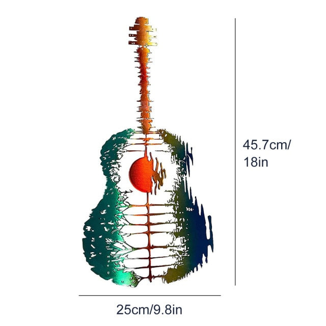 Guitarist Art  Handmade Abstract Guitar Metal