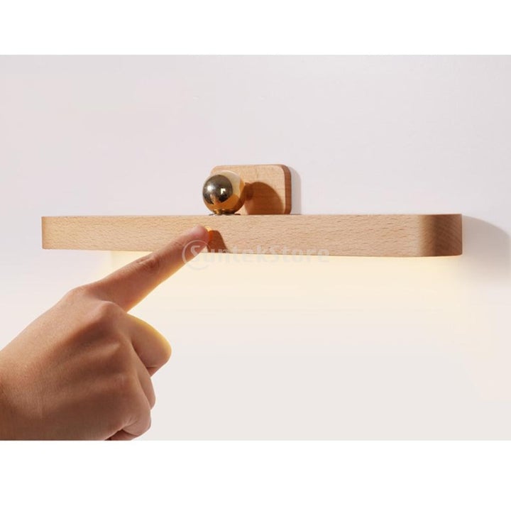 Magnetic LED Wooden Wall Light