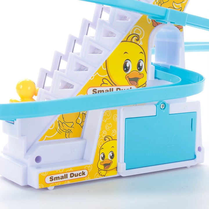 Electric Music Duck Climbing Stairs Toy