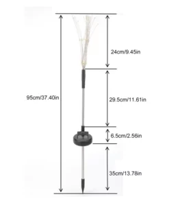 Waterproof Solar Garden Fireworks Lamp