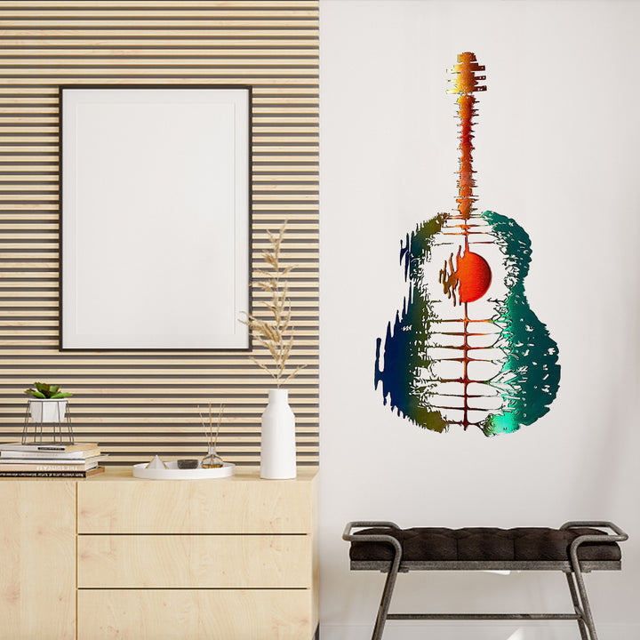 Guitarist Art  Handmade Abstract Guitar Metal