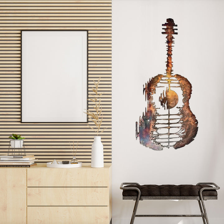 Guitarist Art  Handmade Abstract Guitar Metal