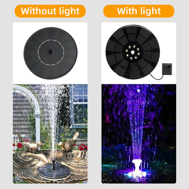 Solar Powered Hummingbird Fountain