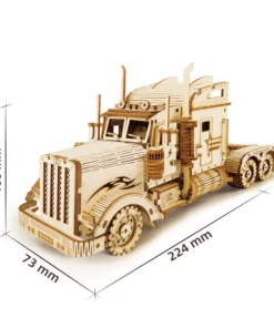 Super Wooden Mechanical Model Puzzle Set