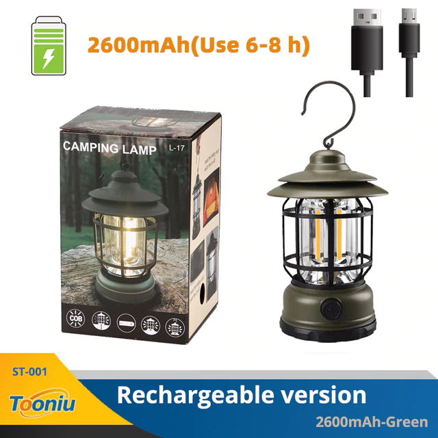 Portable Retro Camping Lamp