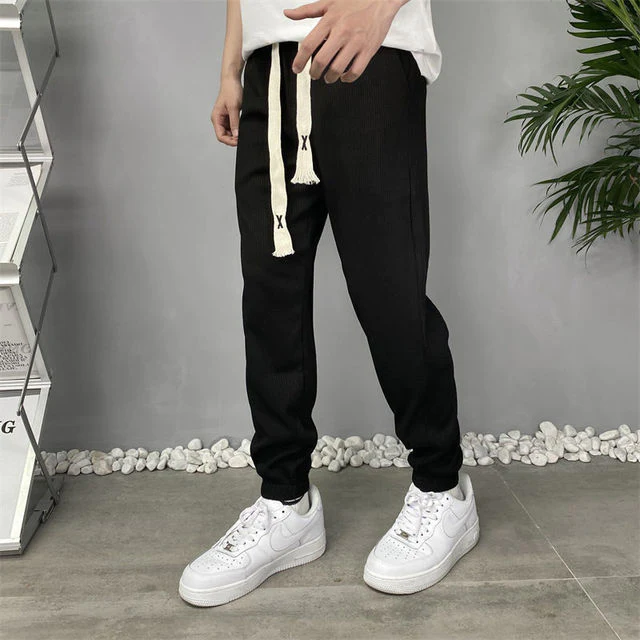 Ice Silk Men's Loose Casual Pants