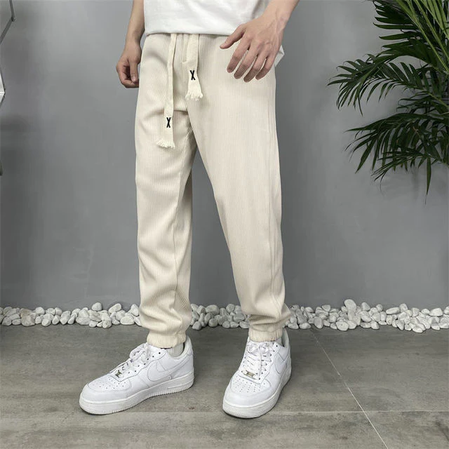 Ice Silk Men's Loose Casual Pants