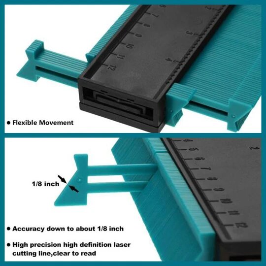 Multiuse Locking Shaping Ruler