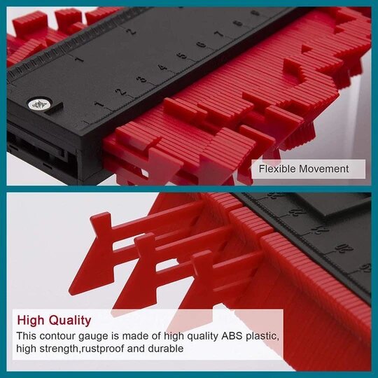 Multiuse Locking Shaping Ruler