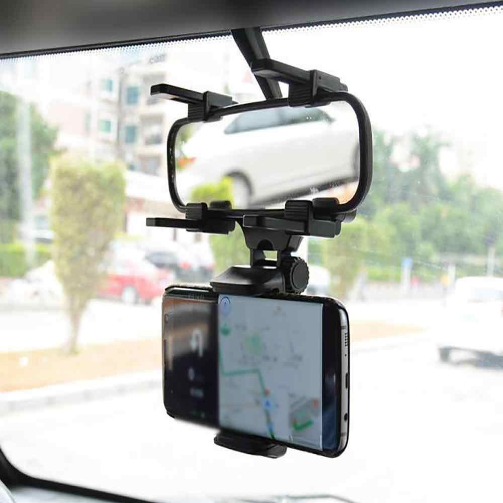 Rear View Mirror Cell Phone Holder Mount