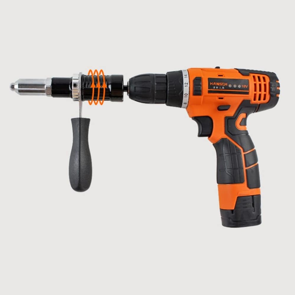 Rivet Gun Adapter Drill Attachment