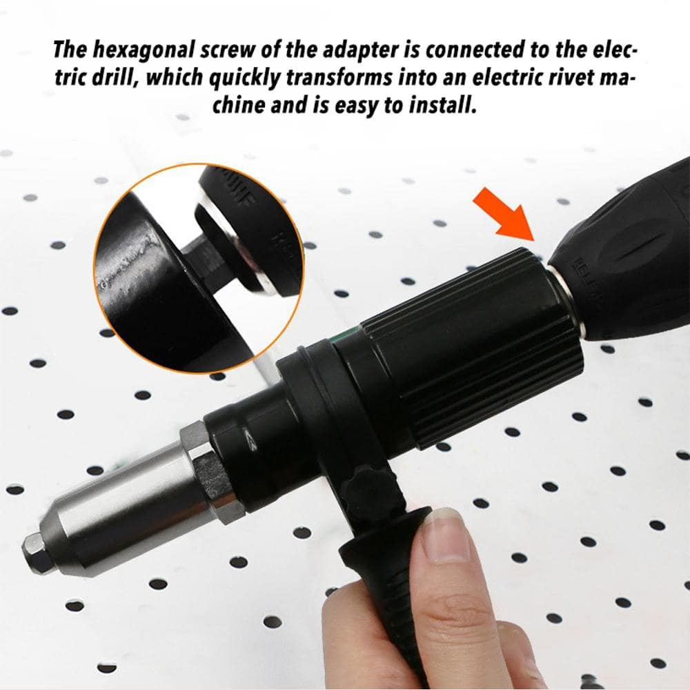 Rivet Gun Adapter Drill Attachment