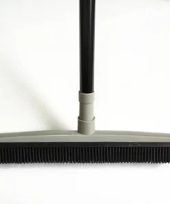 Rubber Broom Brush With Squeegee For Hair, Dust & Spills