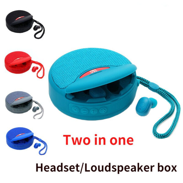 2 in1 Earphone Bluetooth Speaker