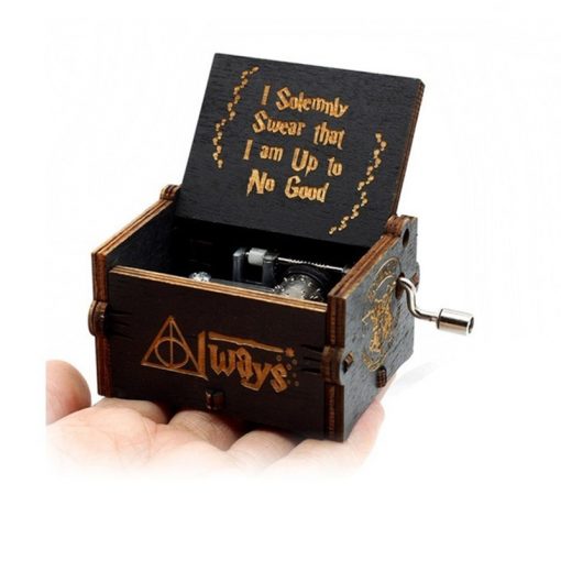 Movie Theme Song Handmade Wooden Music Box