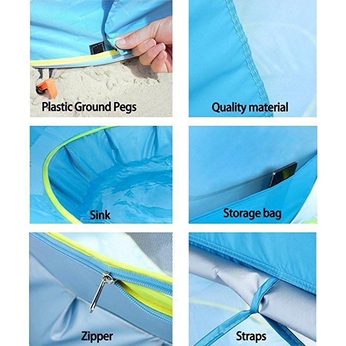 Pop-Up Baby Beach Tent