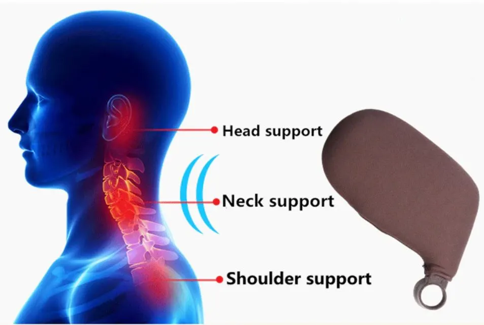 Leather Neck Support Pillow