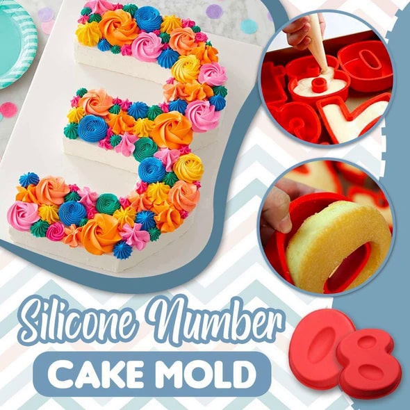 Silicone Number Cake Mold